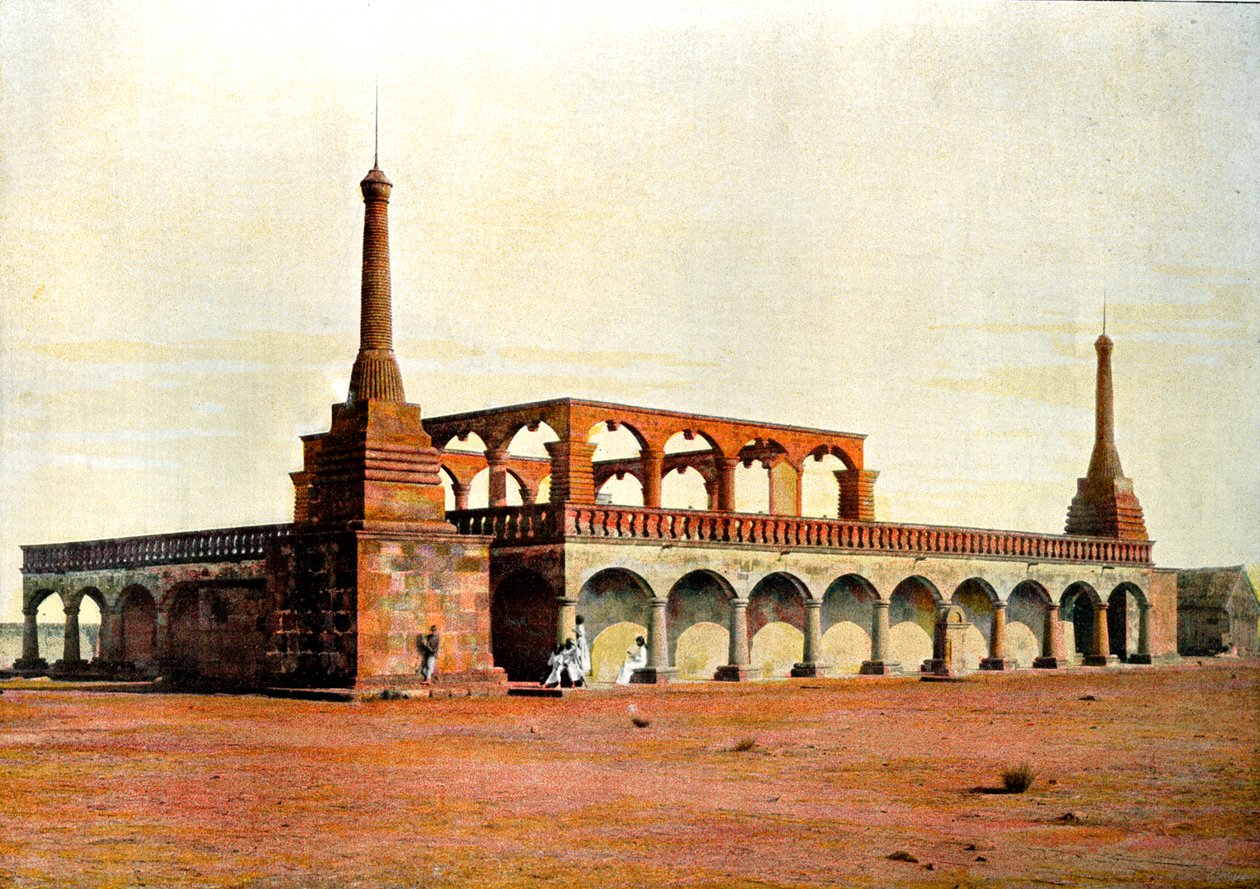 Mausoleet til den eks-første ministeren og hans familie, Madagaskar, sent på 1800-tallet av Gillot