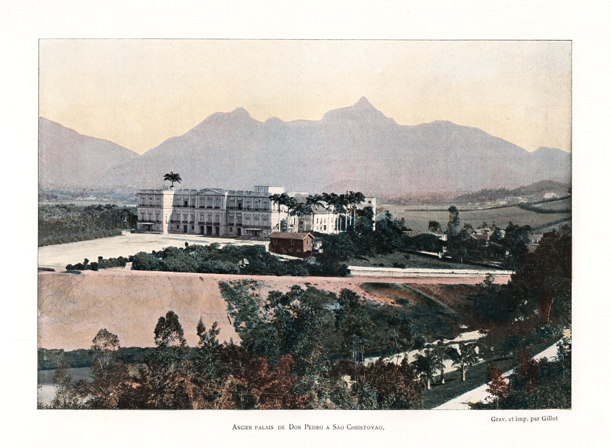 Don Pedro-palasset, Brasil, 1800-tallet av Gillot