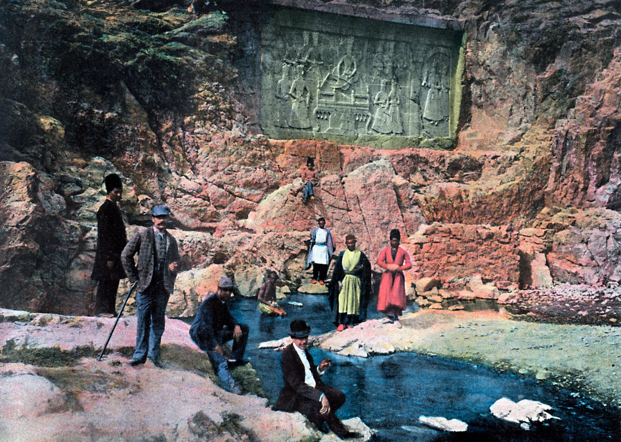 Sjahen av Persia og hans barn, c1890. av Gillot