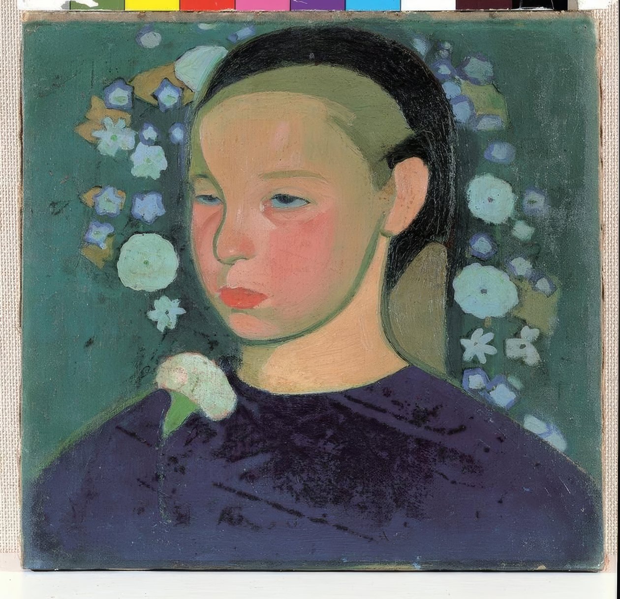 Blomsterjenta (første idé) av Gino Rossi