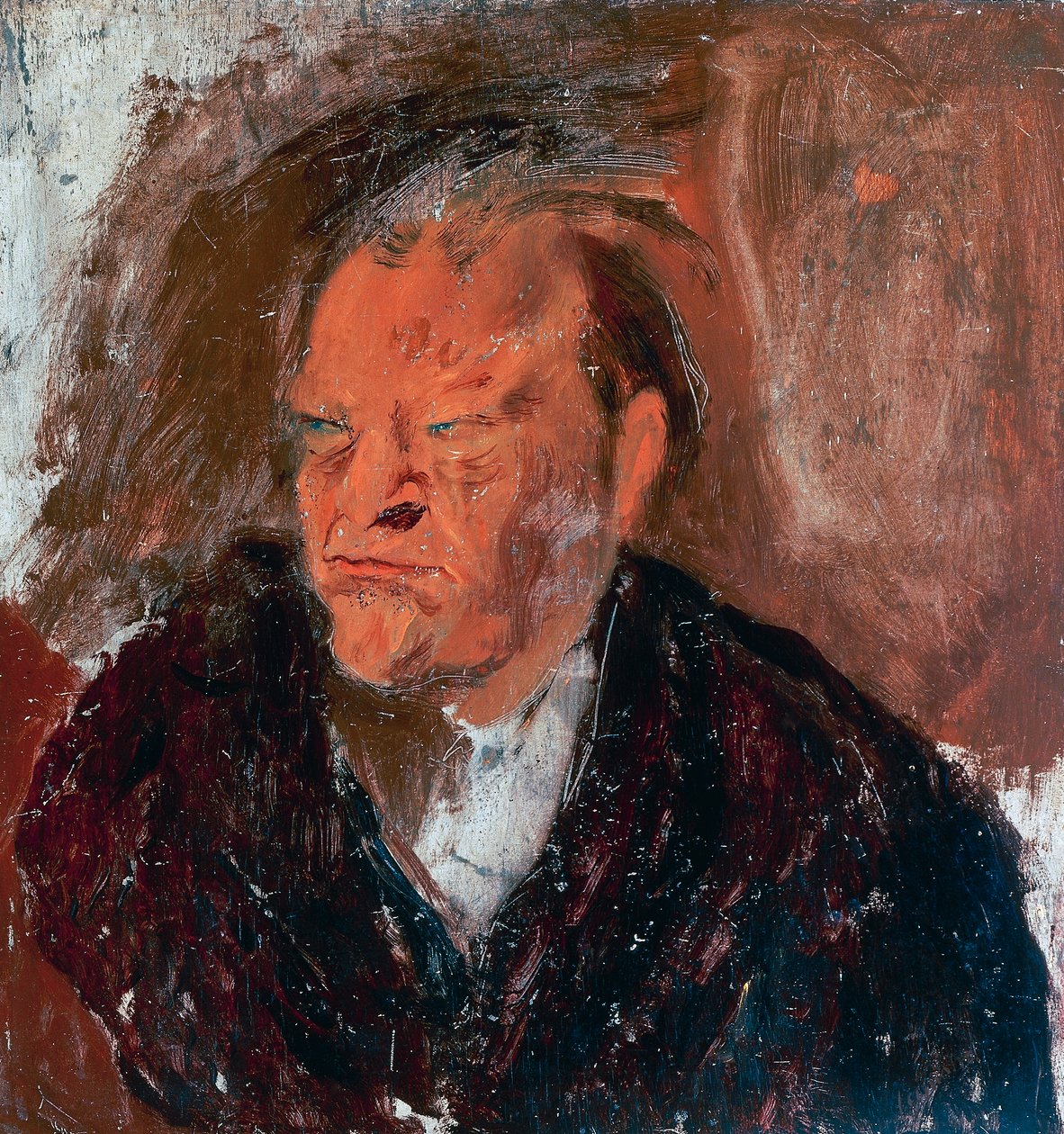 Portrett av Giuseppe Ungaretti (Alexandria av Gino  Bonichi