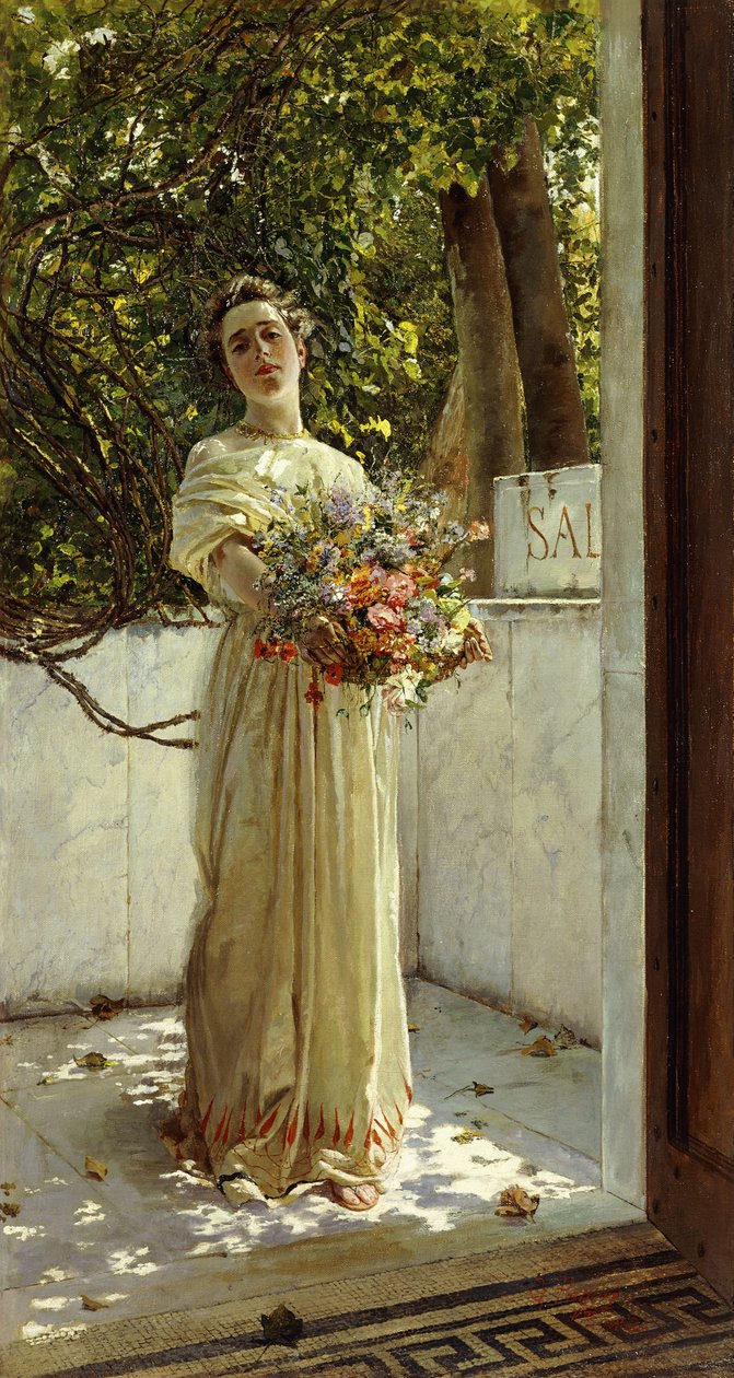 Blomstersamleren, av Gioacchino Pagliei