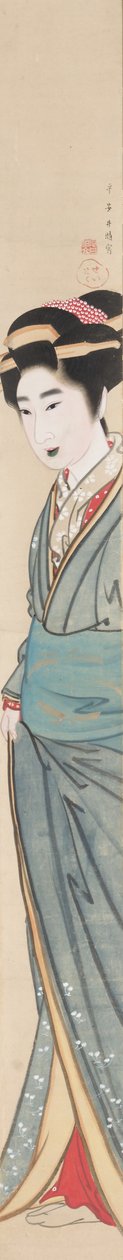 Courtesane, 1800-tallet. av Gion Seitoku