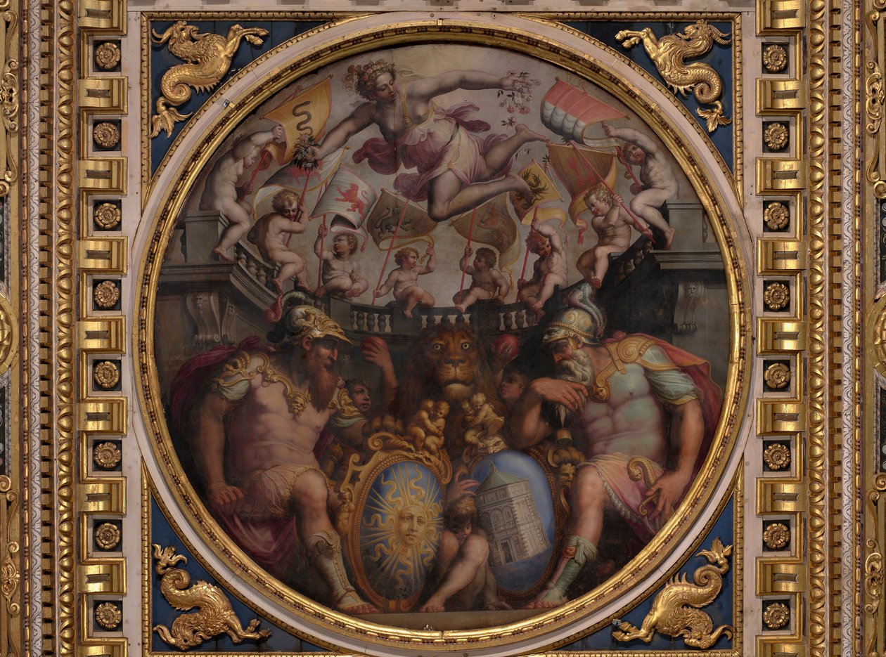 Allegorier om kvartalene i San Giovanni og Santa Maria Novella av Giorgio Vasari