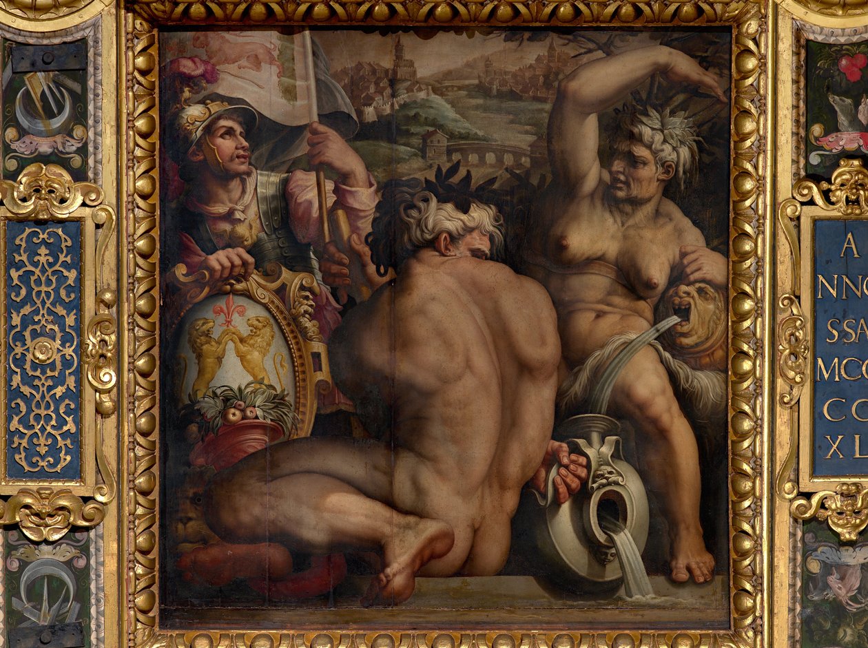 Allegori om Casentino av Giorgio Vasari