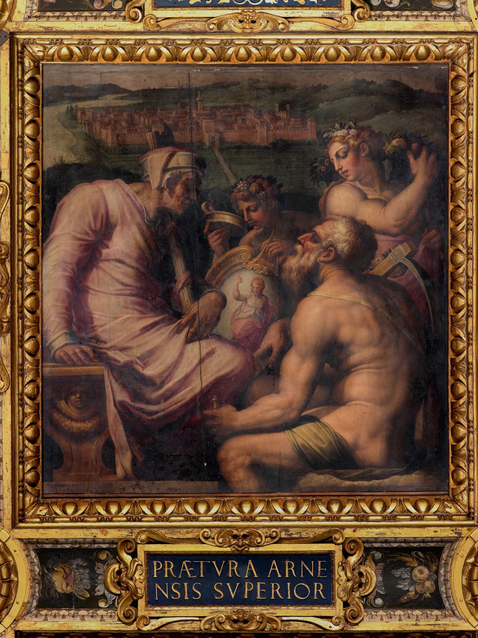 Allegory of San Giovanni Valdarno av Giorgio Vasari
