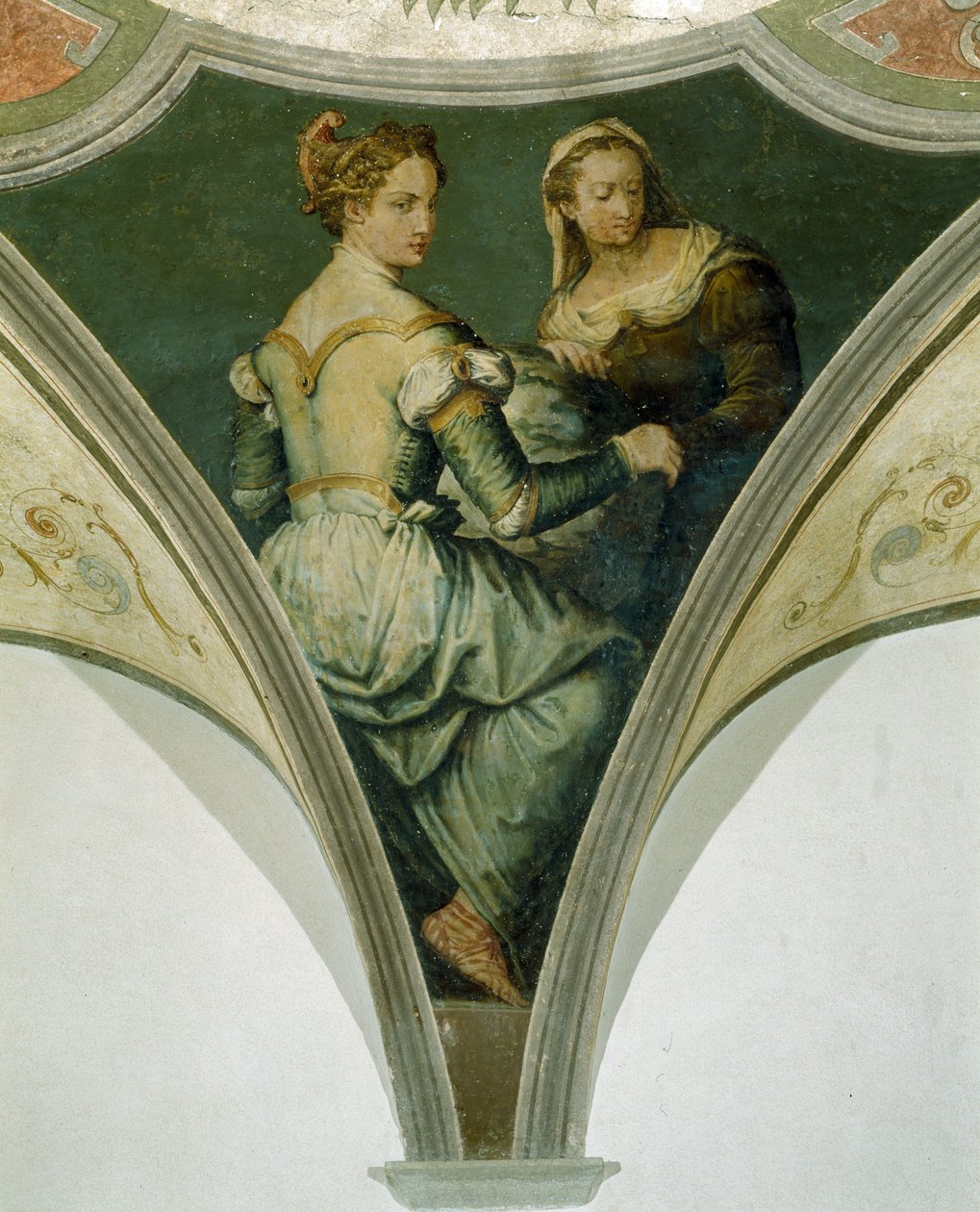 Muser, Apollons kammer og musene av Giorgio Vasari