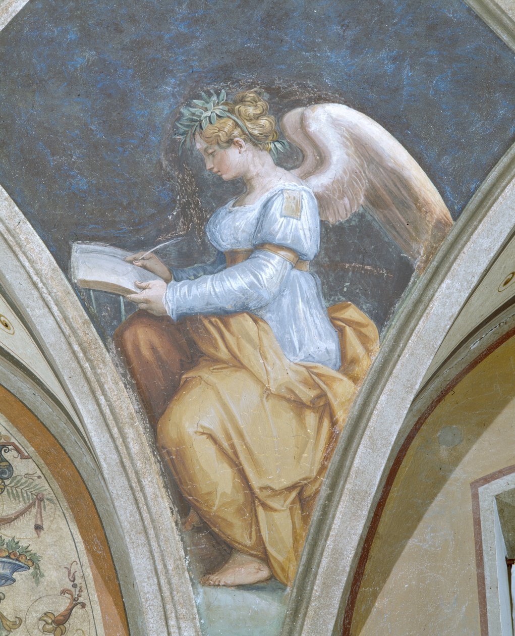 Poesi, De fire kunstene, Peduccio, Camera della Fama, 1542 av Giorgio Vasari