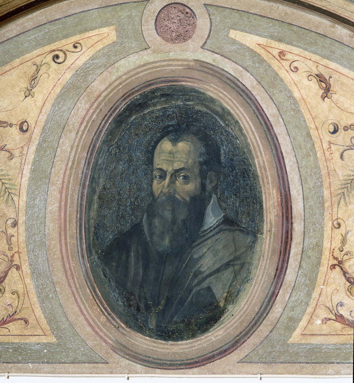Portrett av en mann, Chamber of Fame, 1548 av Giorgio Vasari
