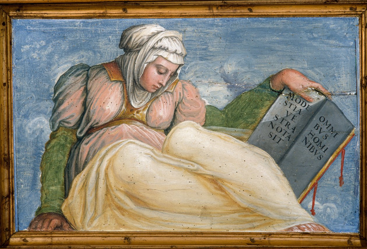 Sibyl, Abrahams kammer, 1542 av Giorgio Vasari