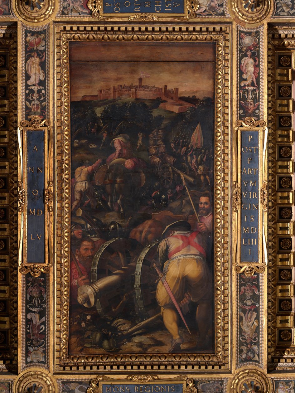 Storming av Monteriggioni av Giorgio Vasari