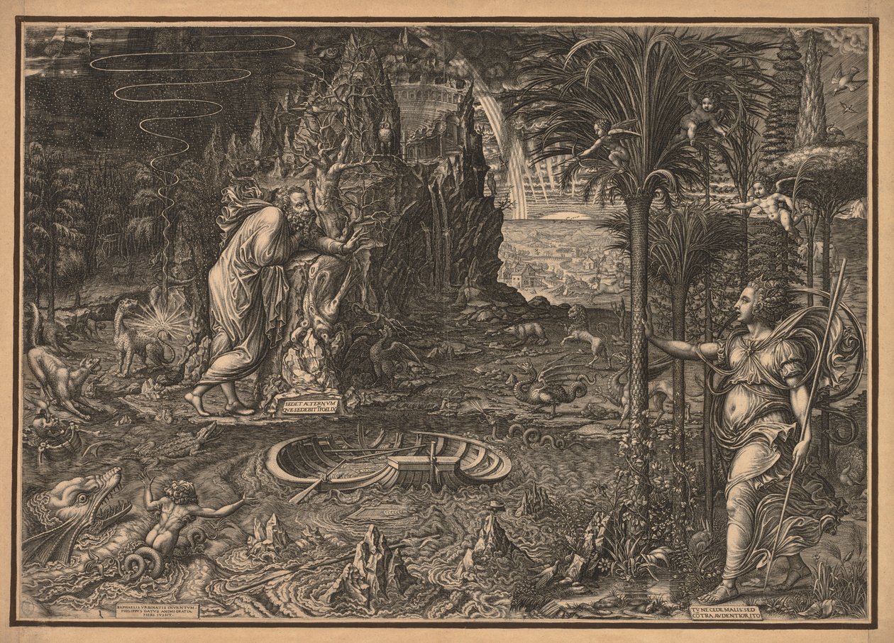 Allegory of Life, 1561. av Giorgio Ghisi