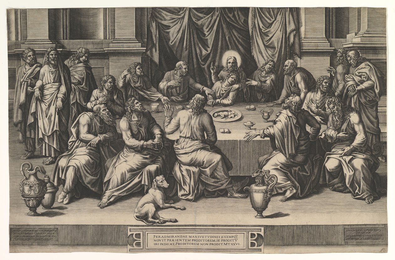 Nattverden, 1551. av Giorgio Ghisi