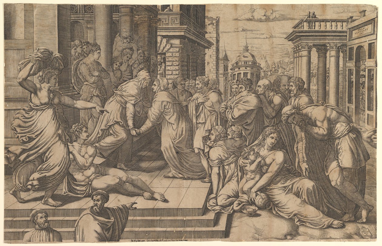 The Visitation, 1540-50. av Giorgio Ghisi