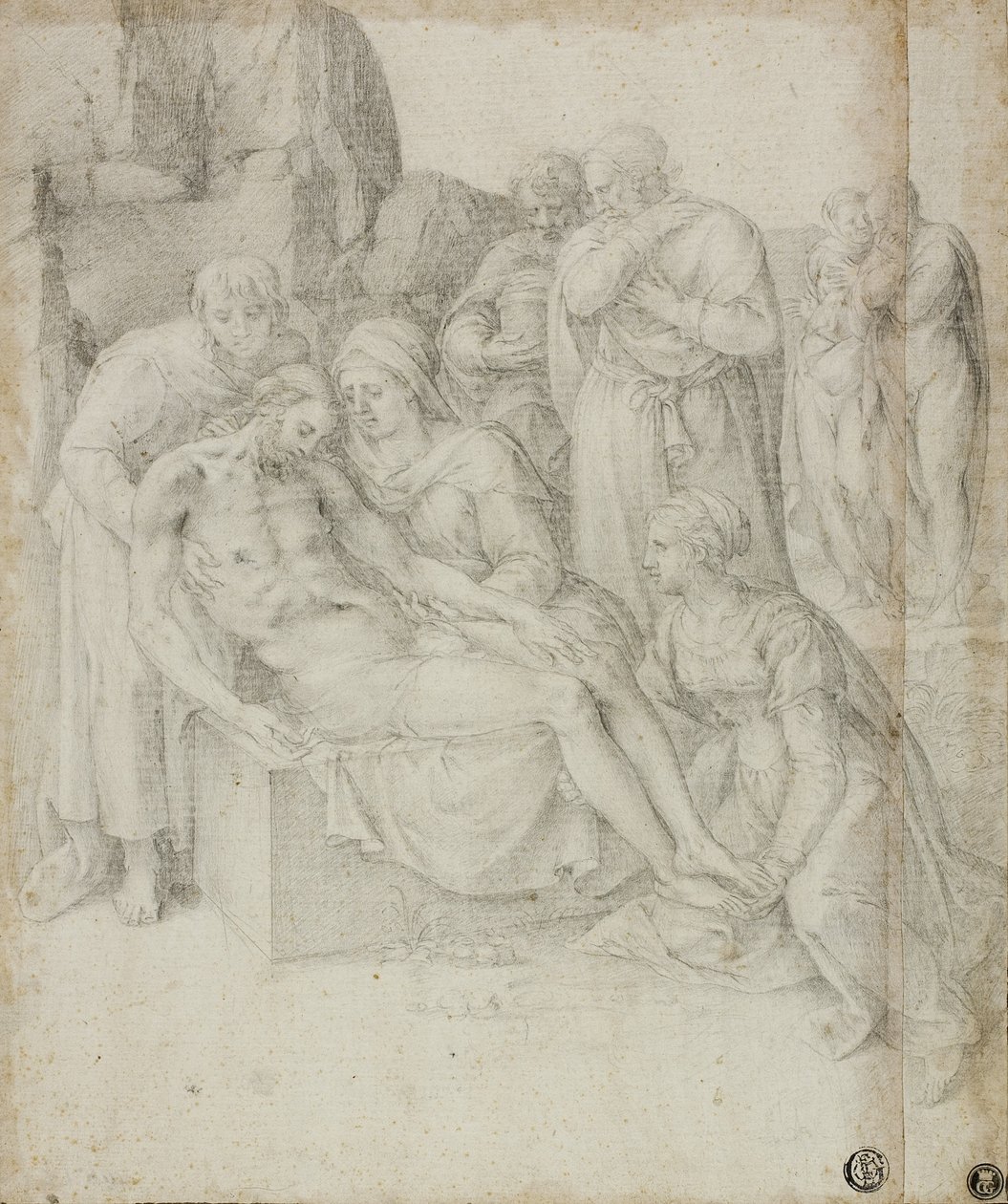 Klagesang, 1540-68 av Giorgio Giulio Clovio