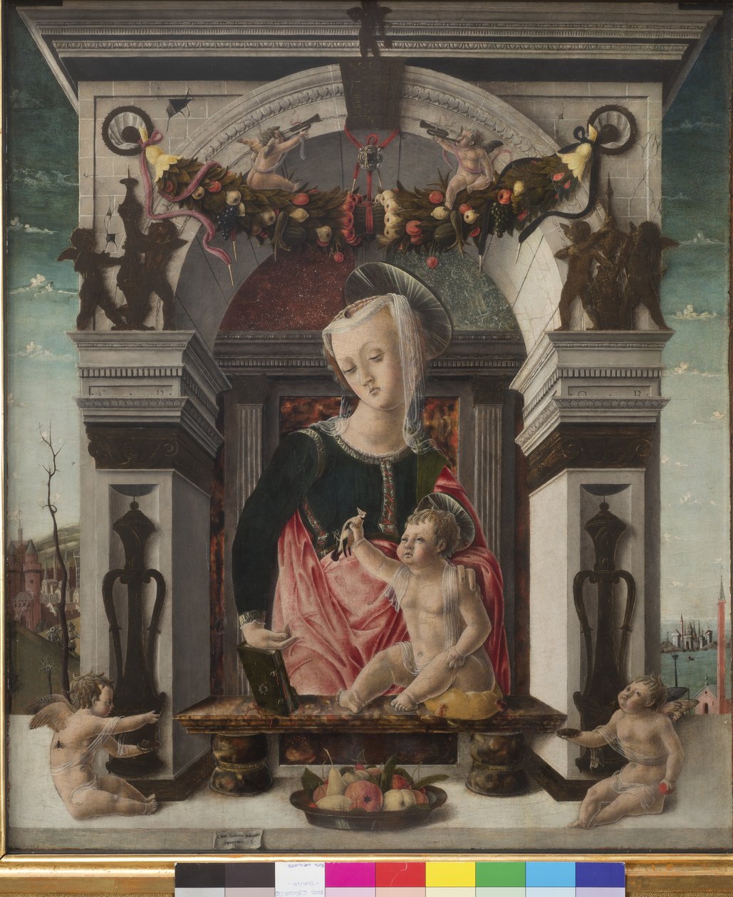 Madonna og barn, 1456-60 av Giorgio Schiavone