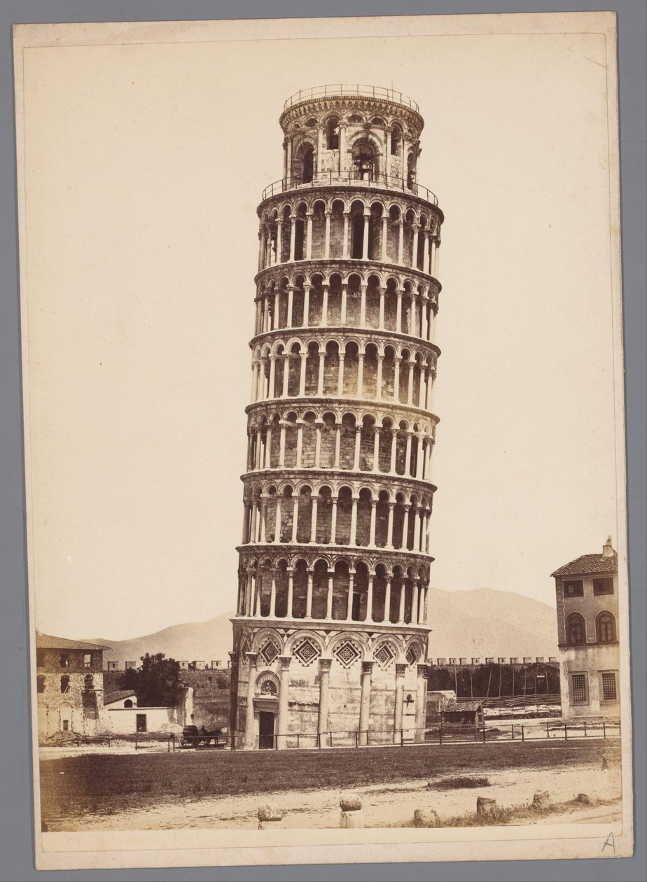 Tårnet i Pisa av Giorgio Sommer (attributed to)