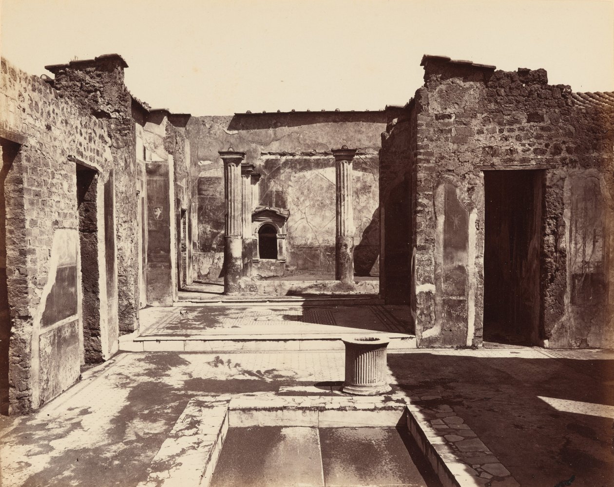 Den tragiske dikterens hus, Pompeii av Giorgio Sommer