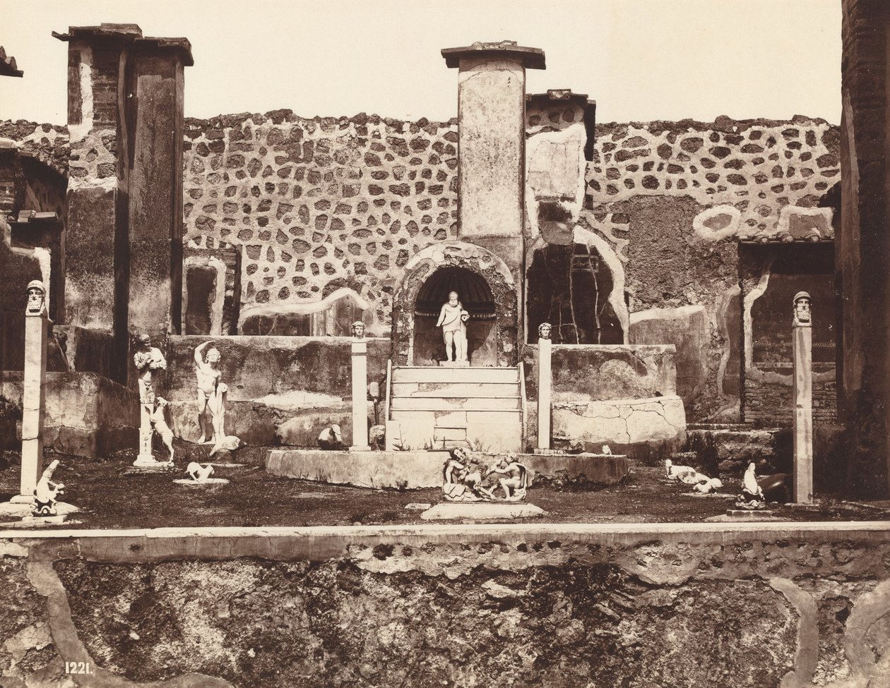 House of Marco Lucretius, Pompeii House of Marco Lucretius, Pompeii, ca. 1870. av Giorgio Sommer