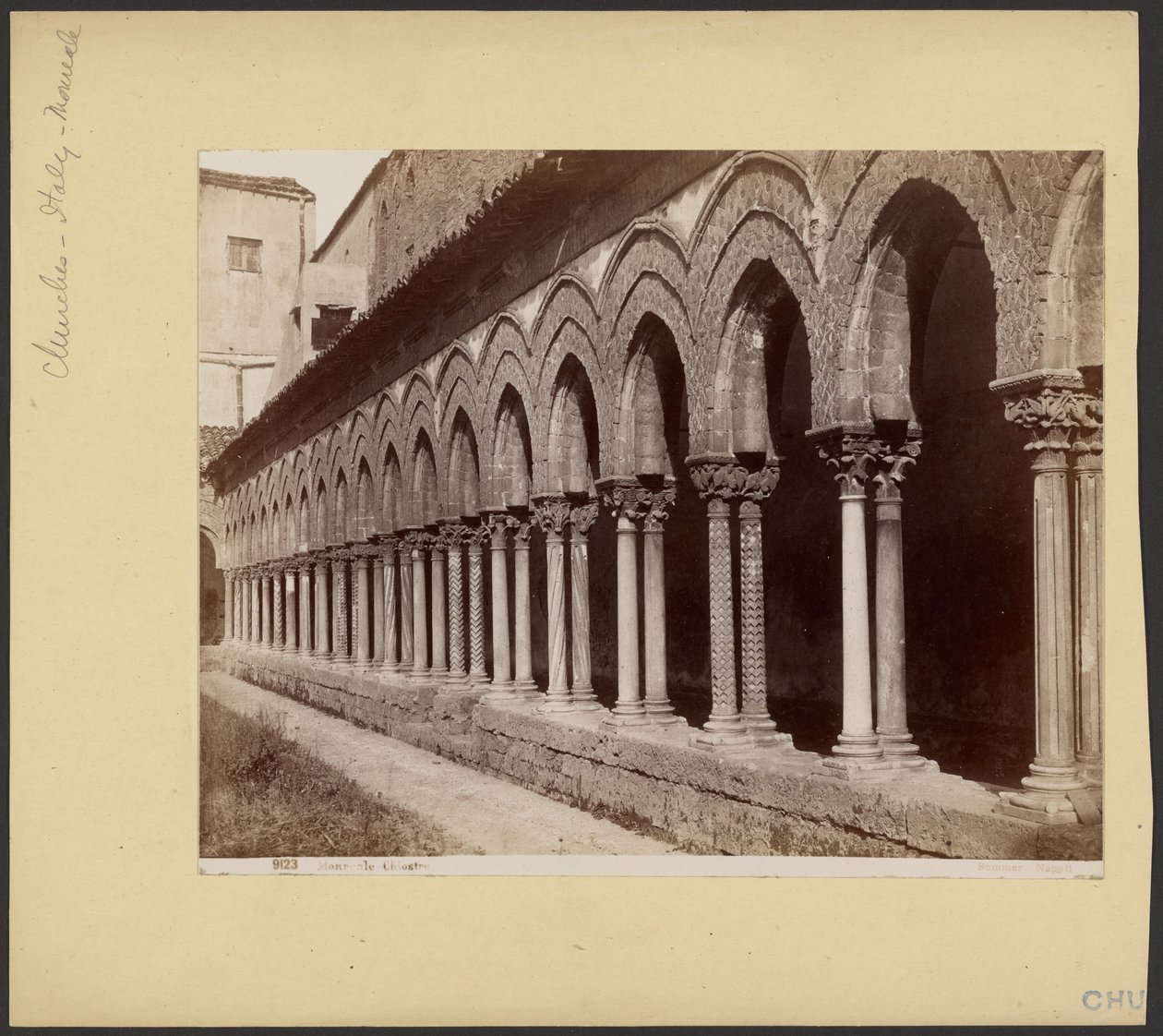 Klostergangen i Monreale av Giorgio Sommer