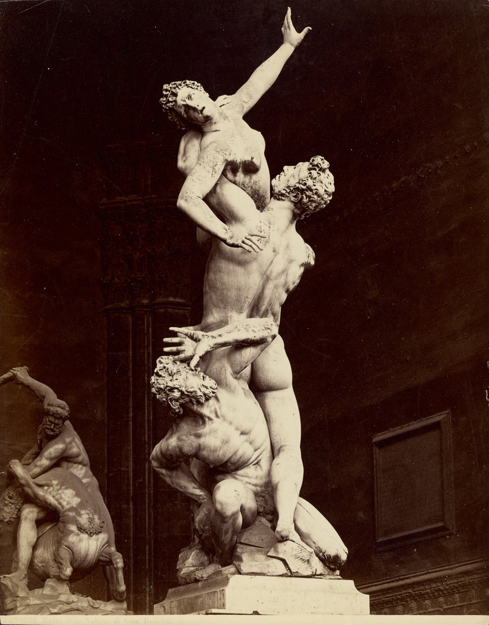 Sabinerinnerovet av Giovanni Bologna, Firenze av Giorgio Sommer