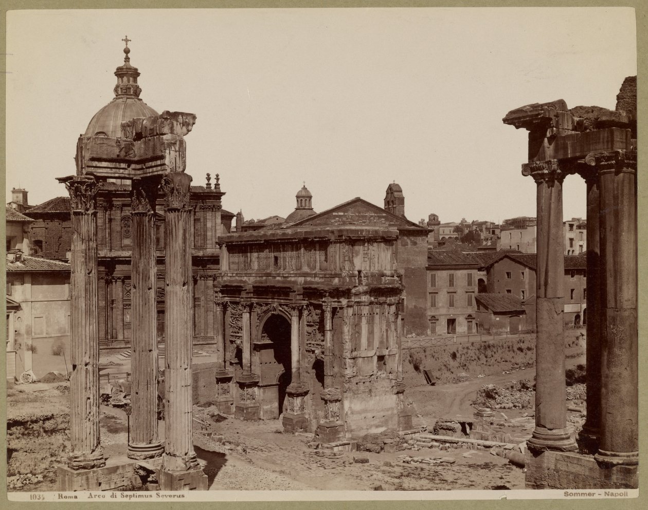 Roma - Septimius Severus-buen av Giorgio Sommer