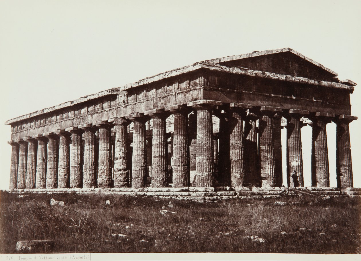 Neptun-tempelet i Paestum av Giorgio Sommer