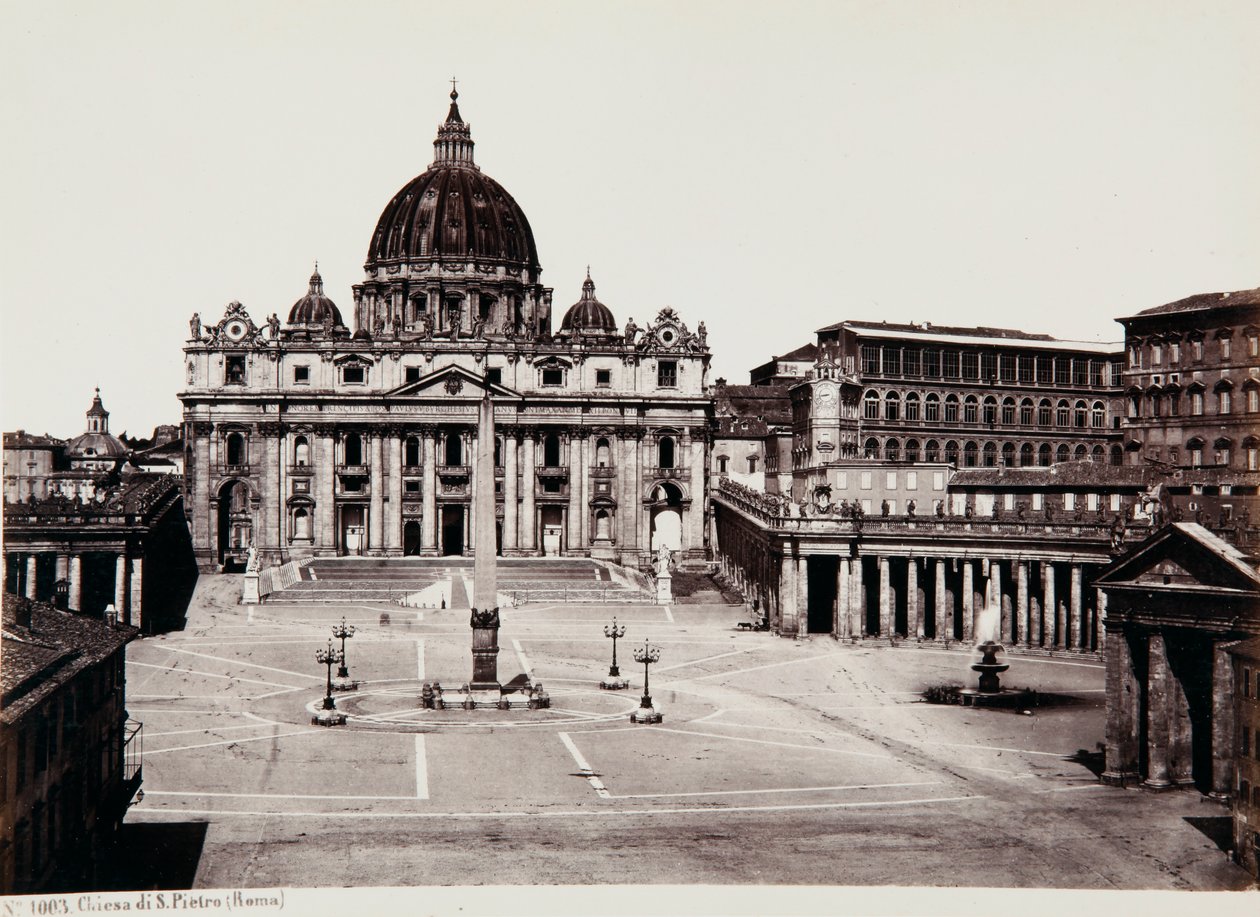 Basilikaen S. Pietro, Vatikanstaten av Giorgio Sommer