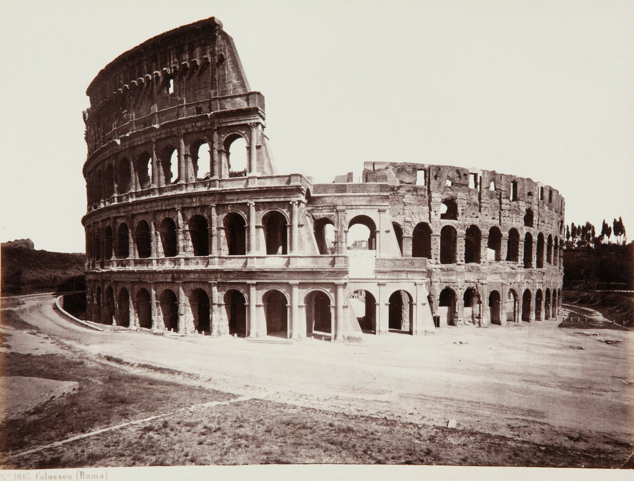 Colosseum eller det flaviske amfiteateret, Roma av Giorgio Sommer