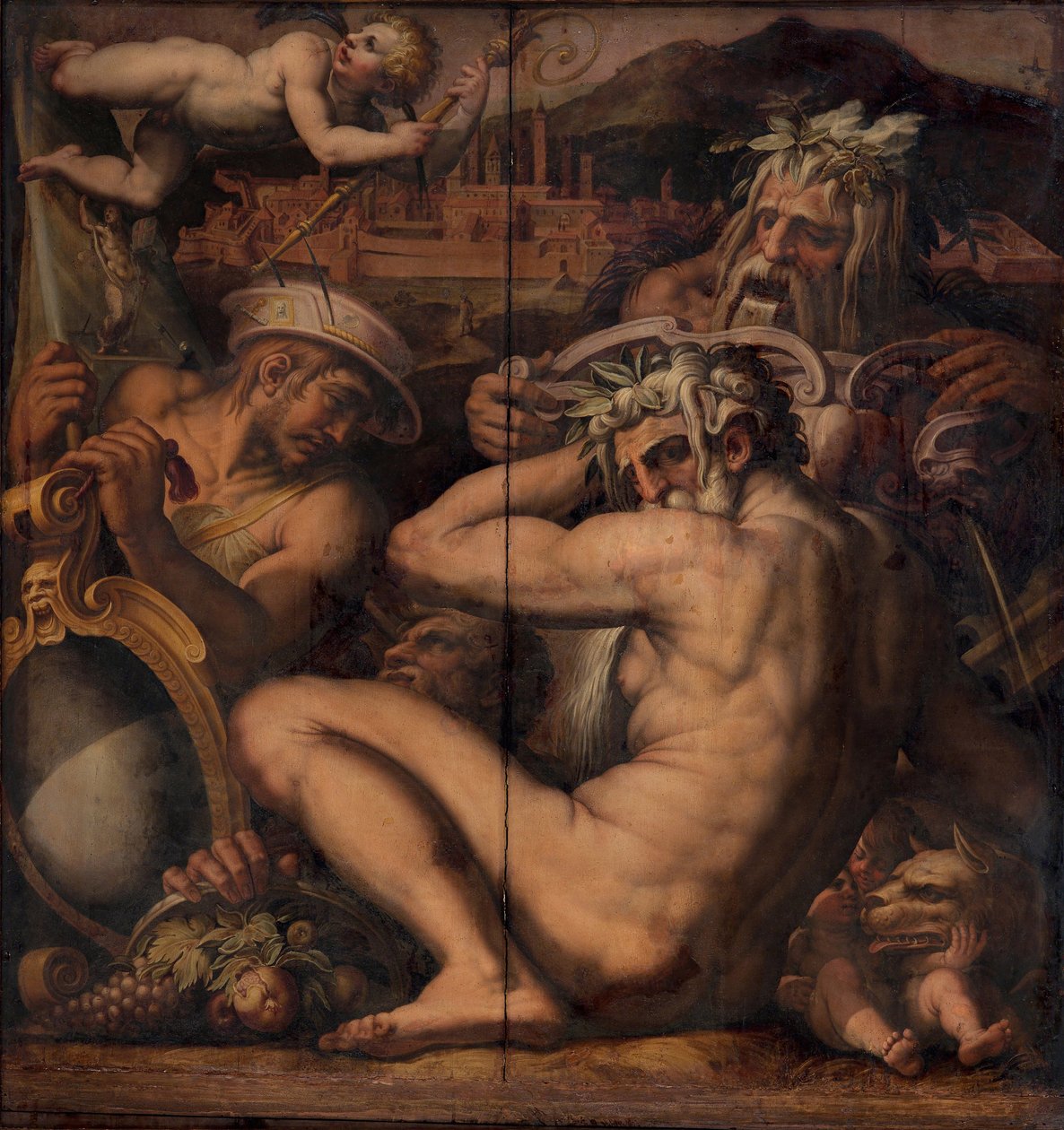 Allegori av Borgo San Sepolcro og Anghiari, 1563-1565 av Giorgio Vasari
