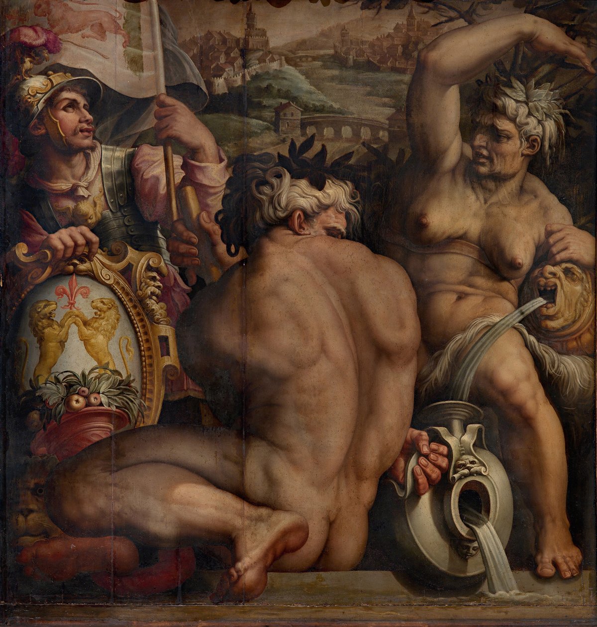 Allegory of Casentino, 1563-1565 av Giorgio Vasari