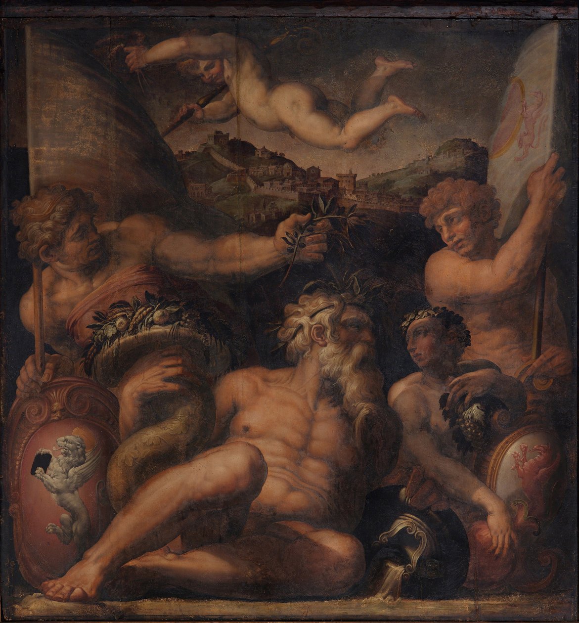 Allegori av Cortona og Montepulciano, 1563-1565 av Giorgio Vasari