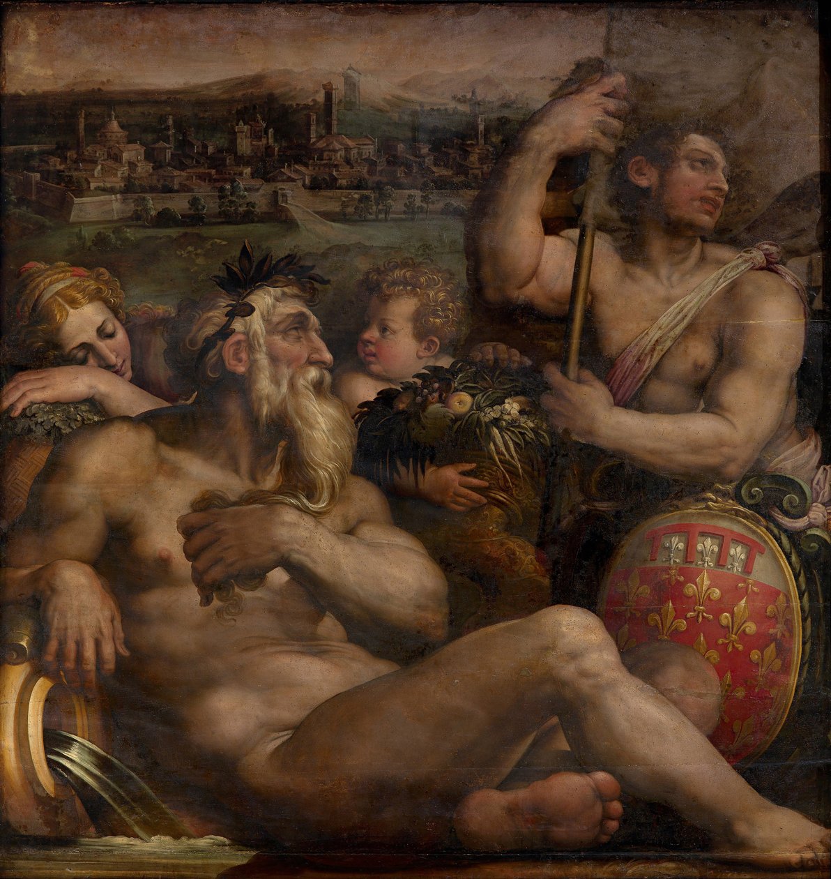 Allegory of Prato, 1563-1565 av Giorgio Vasari