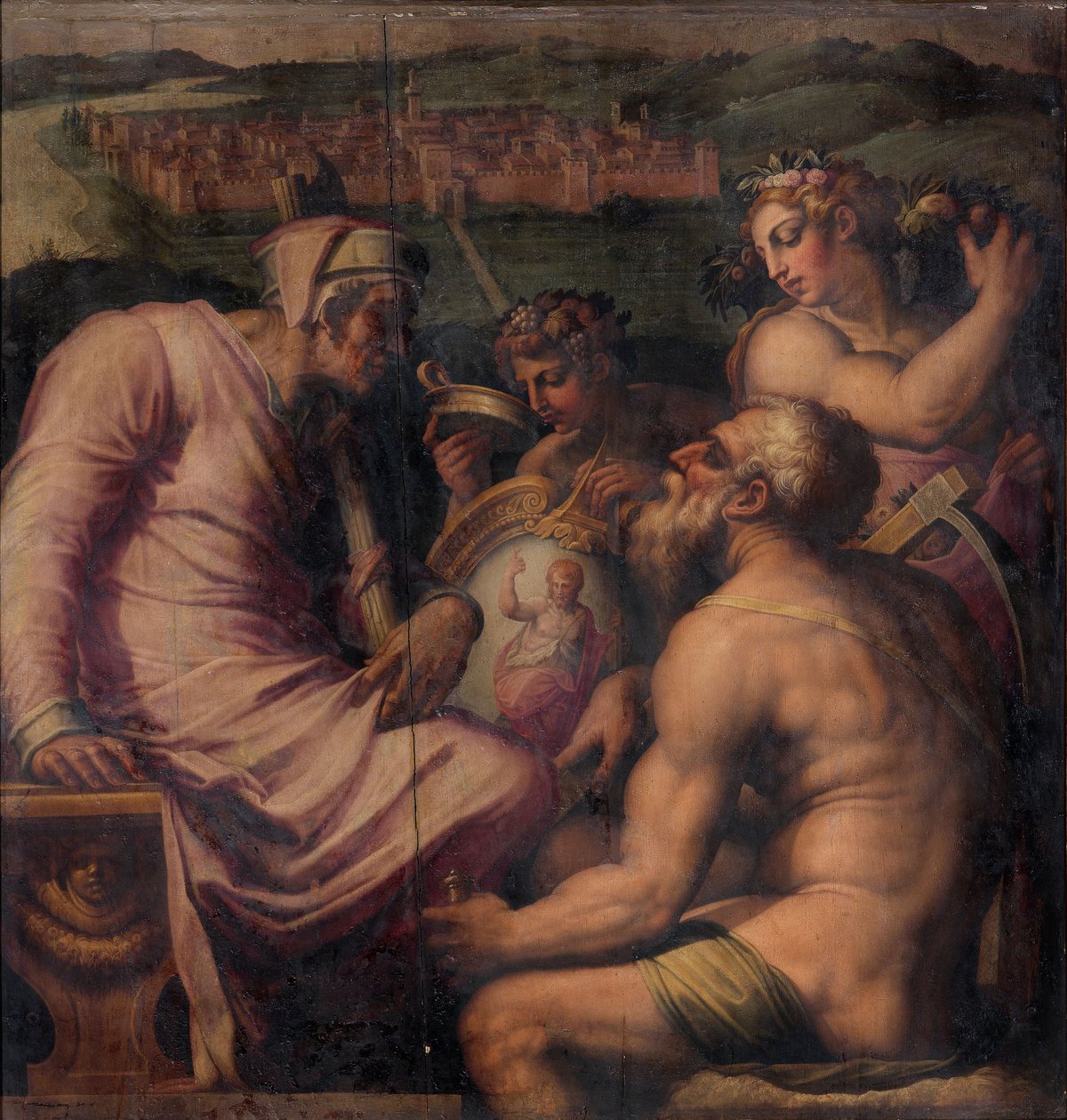 Allegori av San Giovanni Valdarno, 1563-1565 av Giorgio Vasari