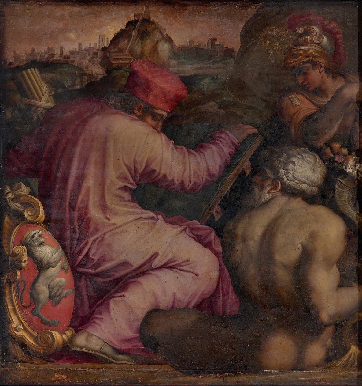 Allegori om San Miniato i nedre Valdarno, 1563-1565 av Giorgio Vasari