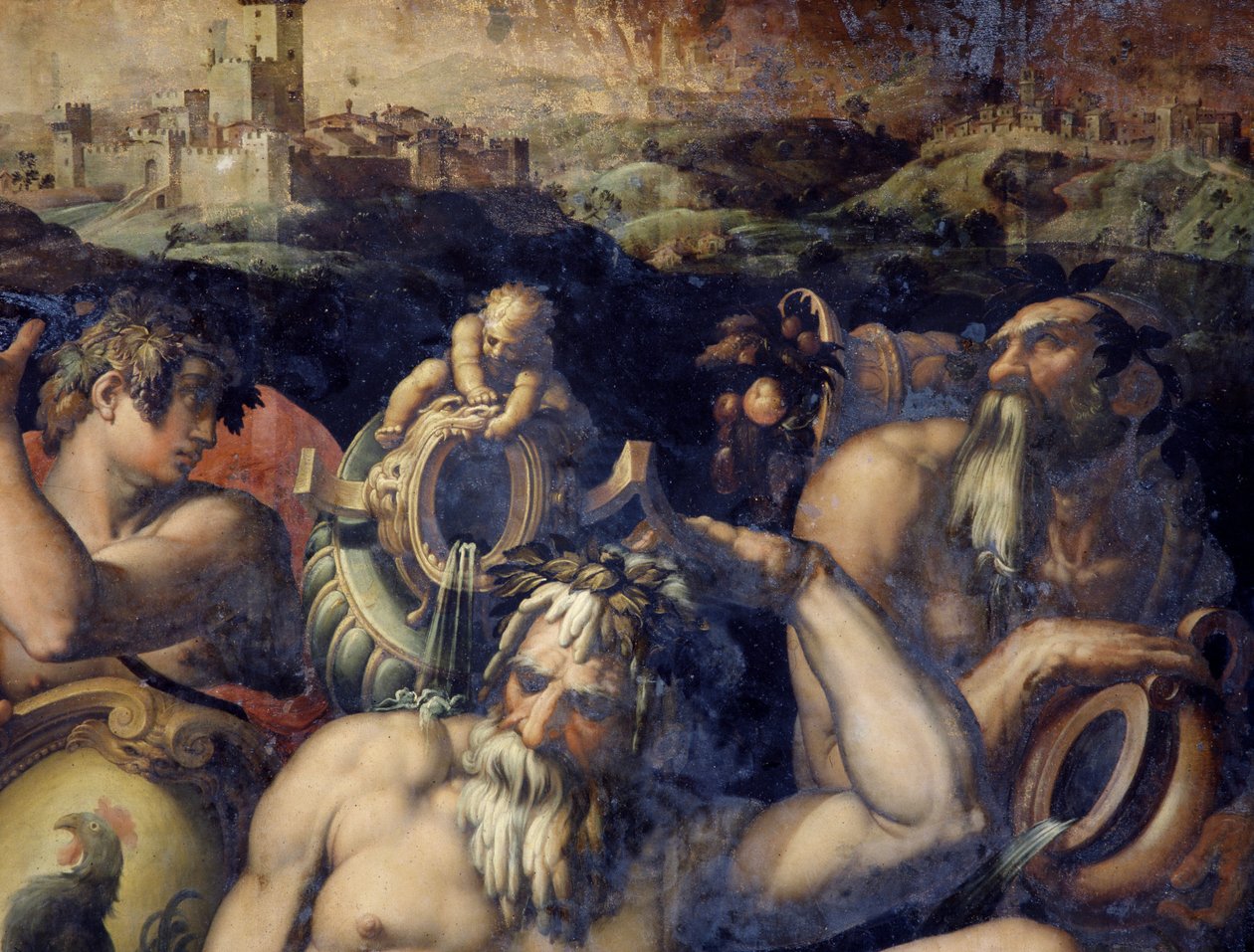 Allegori av Chianti-regionen, Italia av Giorgio Vasari