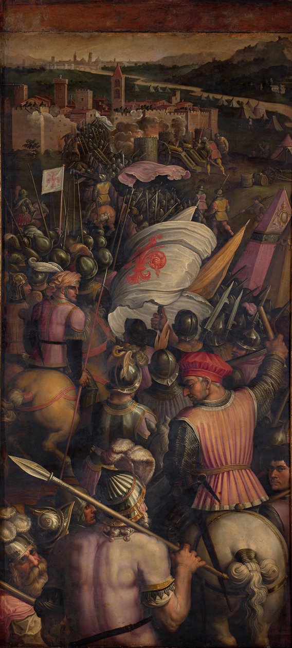 Fangst av Cascina, 1563-1565 av Giorgio Vasari