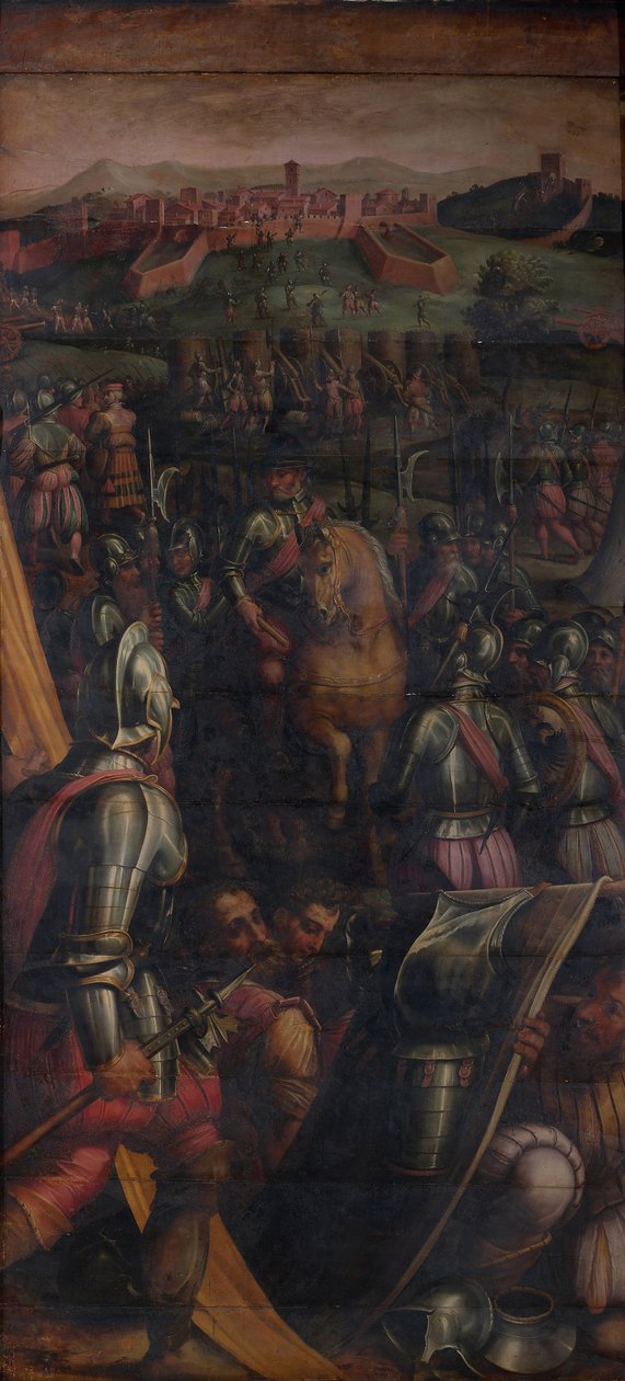 Fangst av Casole, 1563-1565 av Giorgio Vasari