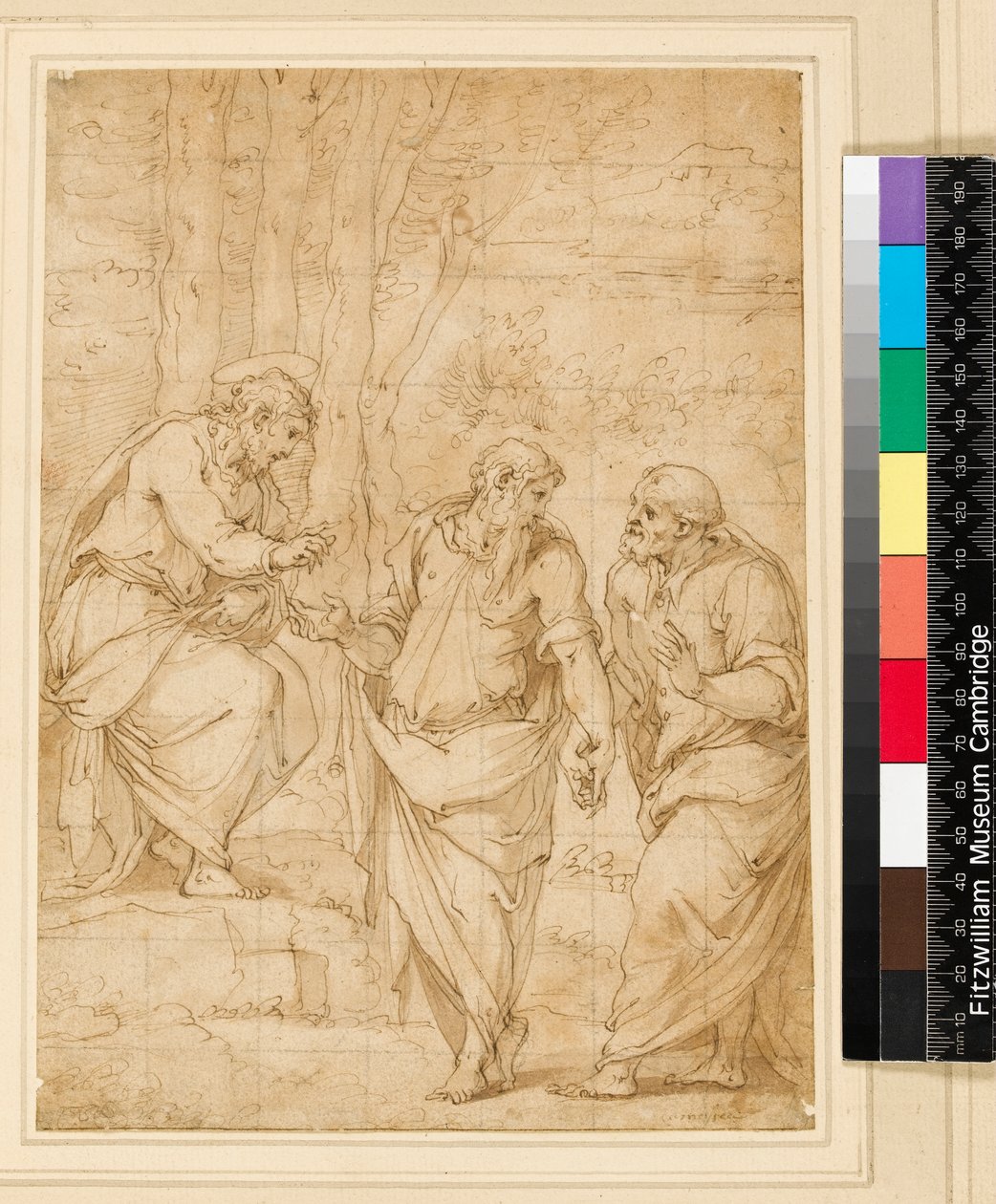 Kristus utnevnte Peter til sin etterfølger, 1500-1599 av Giorgio Vasari