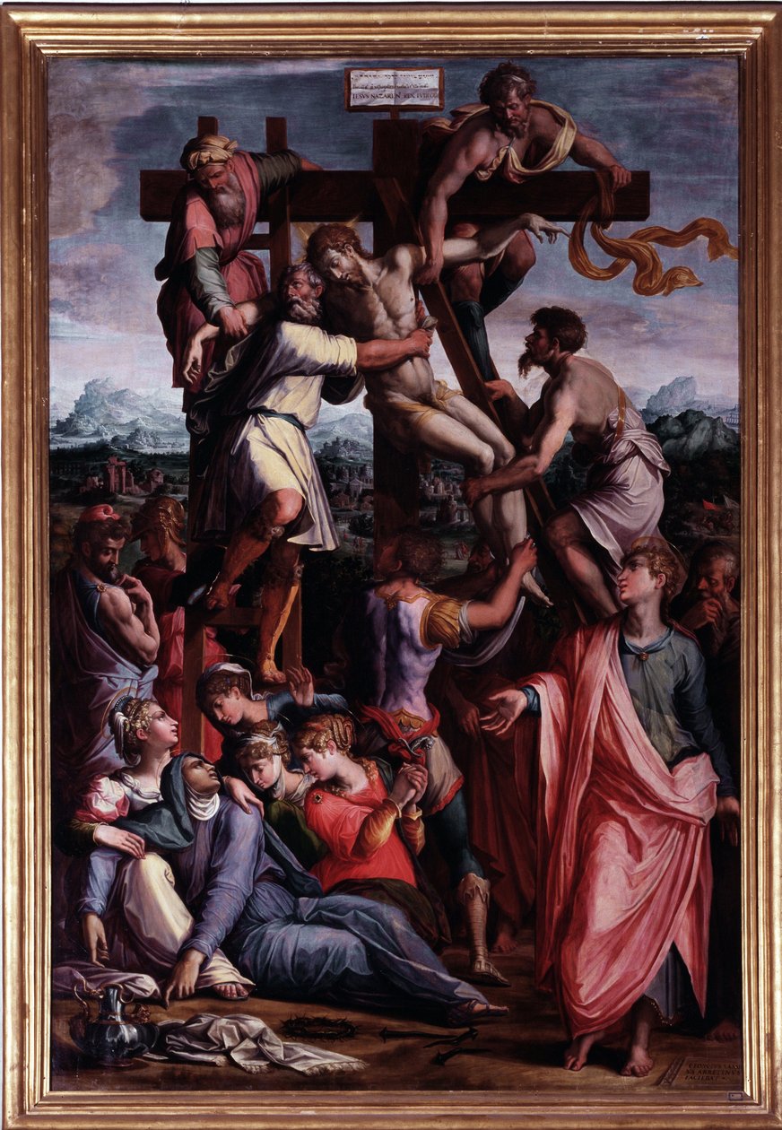 Avsetning (olje på lerret av Giorgio Vasari