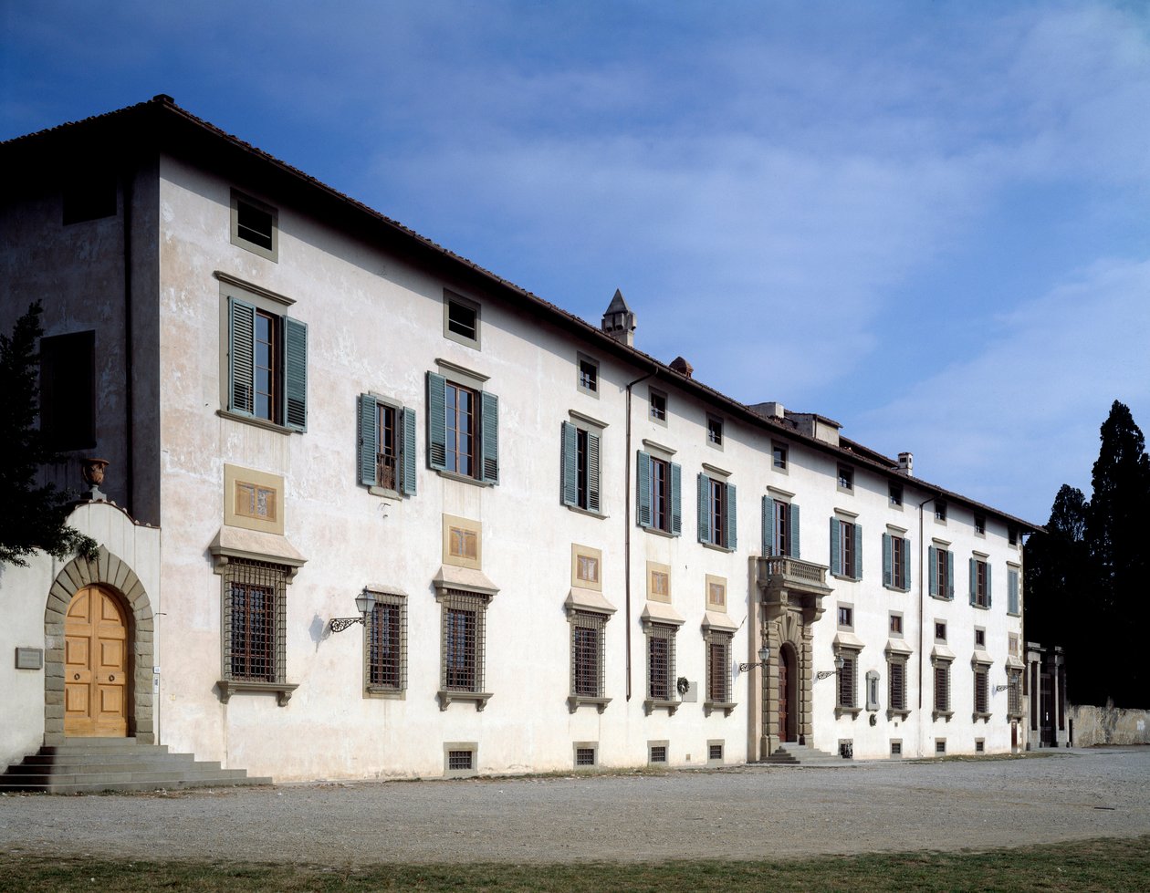 Fasade av Villa Medicea av Castello, rundt 1538 av Giorgio Vasari