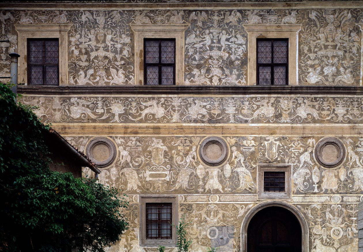 Fasade til det kommunale kunstgalleriet (Palazzo Vitelli alla Cannoniera) av Giorgio Vasari