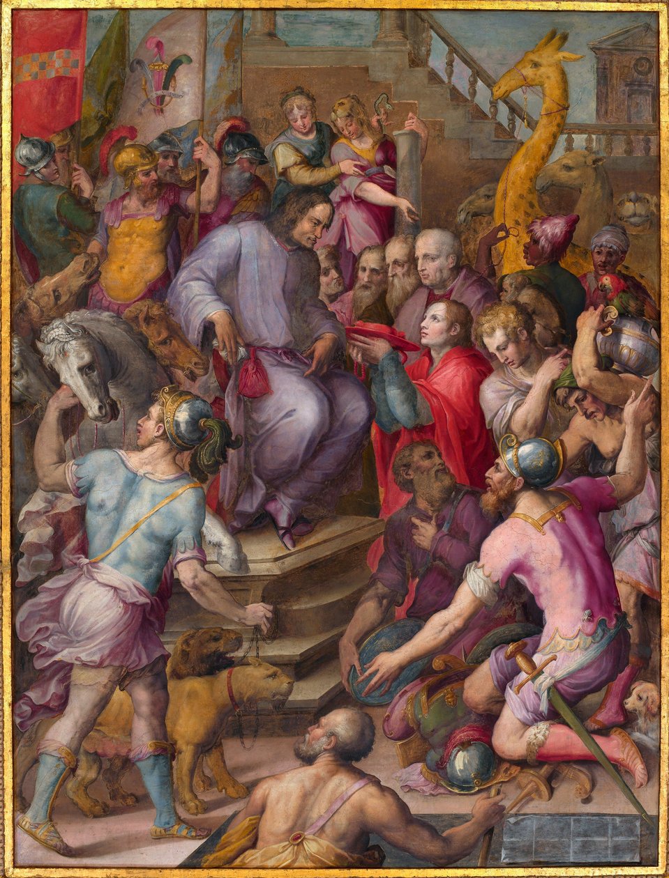 Laurent av Medicis eller Laurent den storslåtte (Lorenzo il Magnifico av Giorgio Vasari