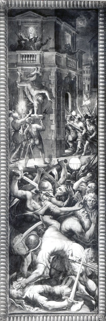 Massakren av Coligny og hugenottene, 1573 av Giorgio Vasari