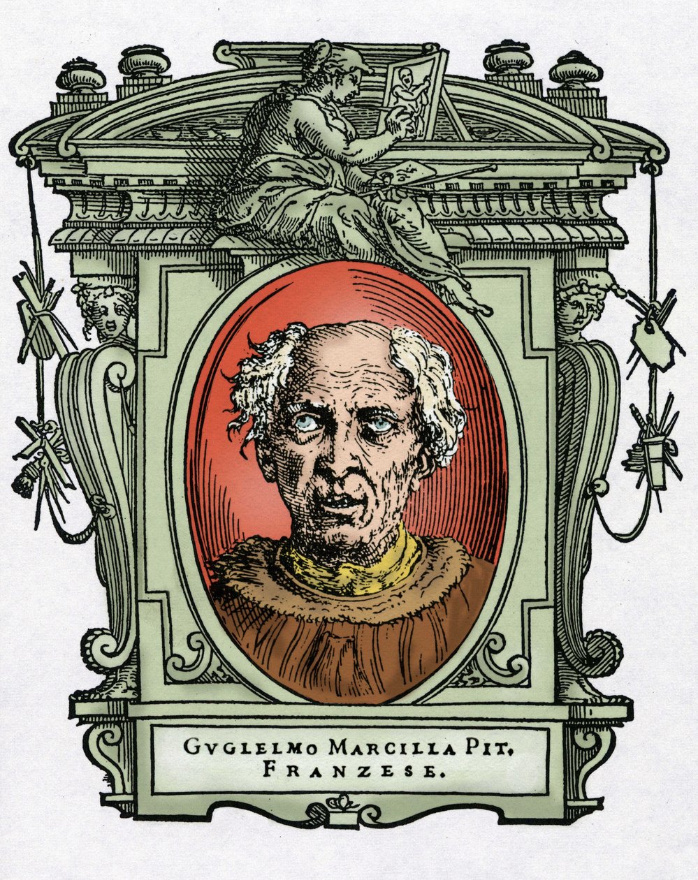 Portrett av William av Marcillat av Giorgio Vasari