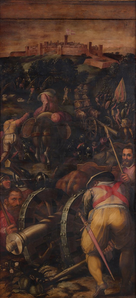 Storming av Monteriggioni, 1563-1565 av Giorgio Vasari