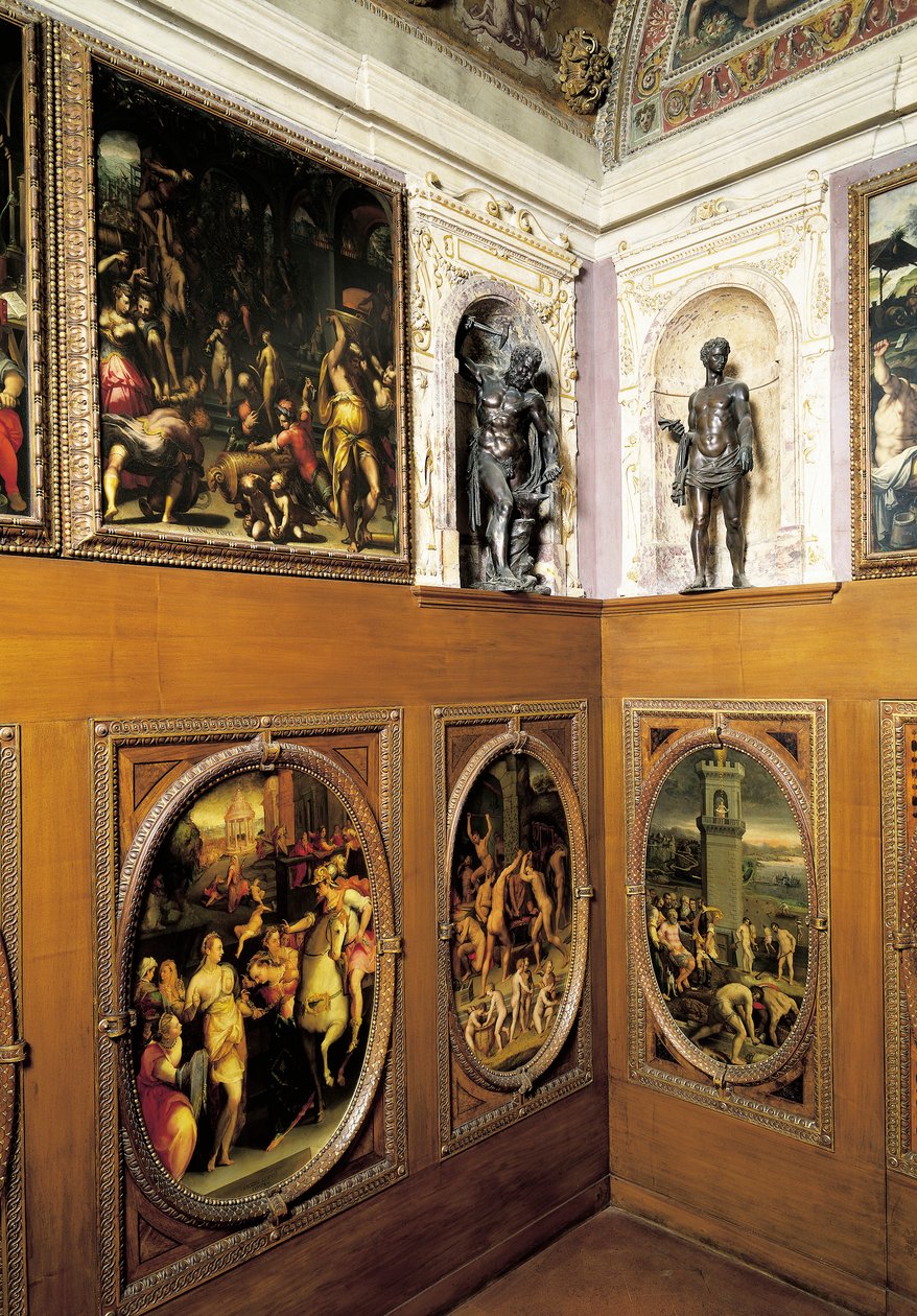Studiolo (liten studie) av Francesco I, av Giorgio Vasari (1511-1574), Palazzo Vecchio, Firenze, Italia av Giorgio Vasari