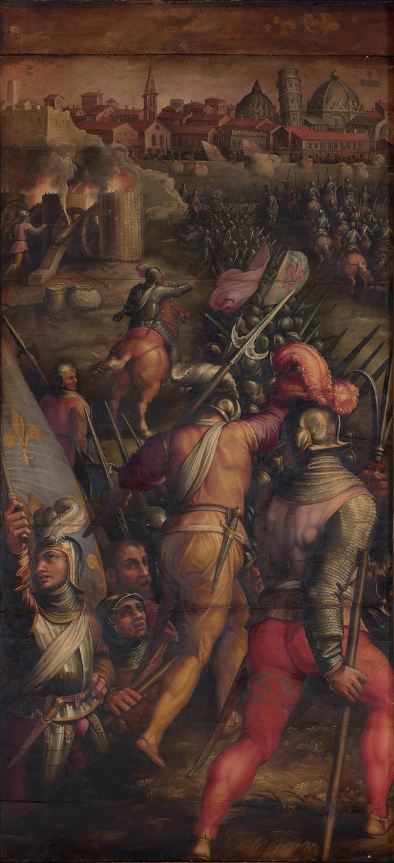 Slaget ved Barbagianni nær Pisa, 1563-1565 av Giorgio Vasari
