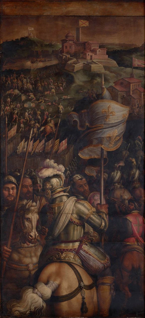 Erobringen av festningen Monastero, 1563-1565 av Giorgio Vasari