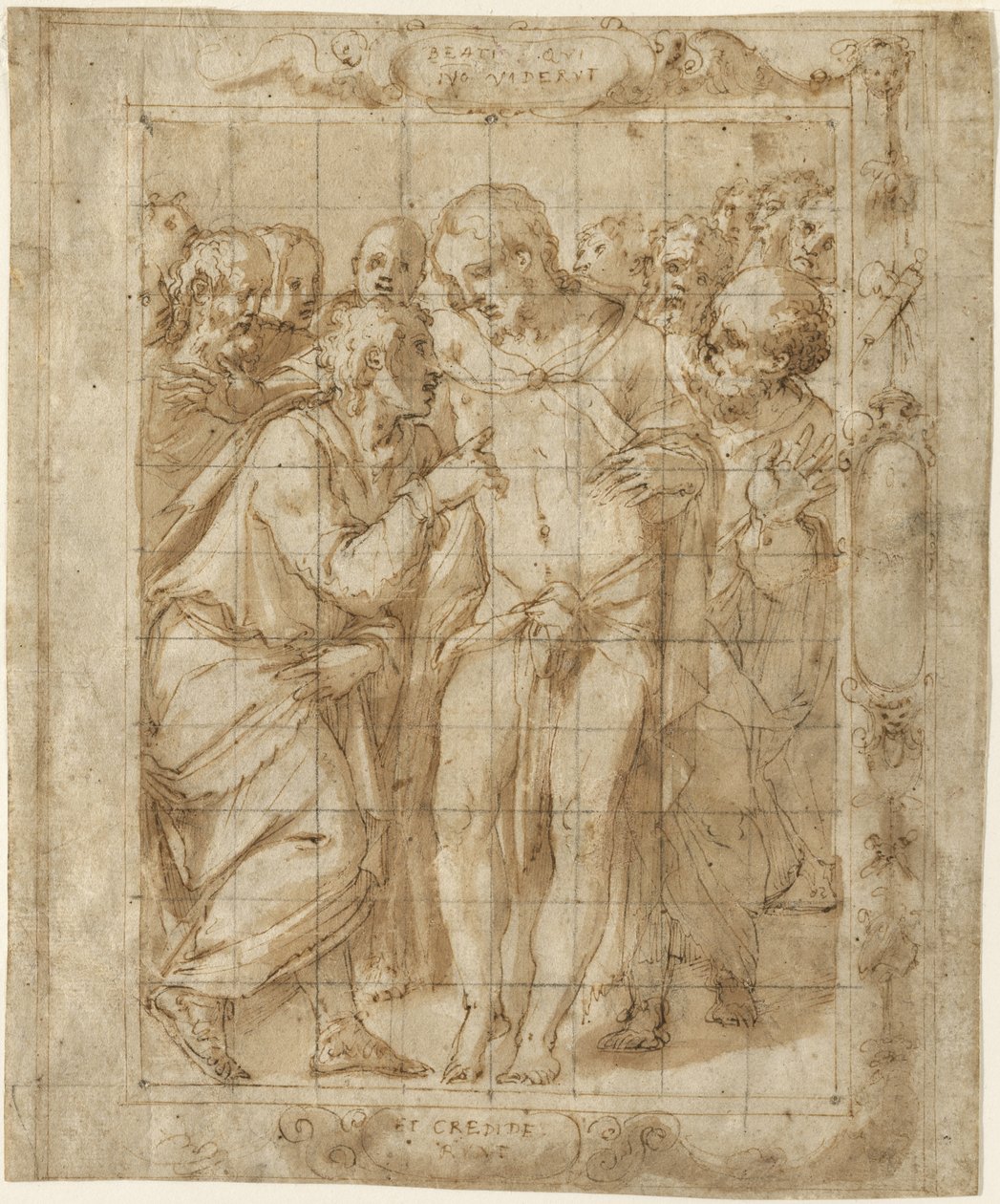 The Incredulity of Saint Thomas, ca. 1556-57 av Giorgio Vasari